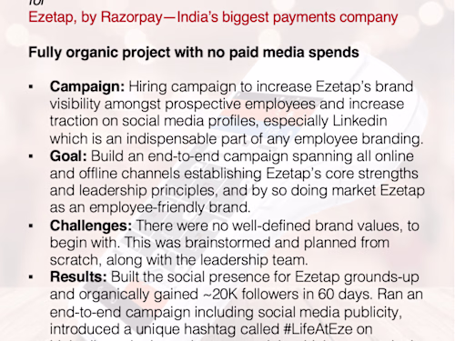 BRANDING for Ezetap, by Razorpay—India’s biggest payment company
