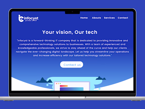 Single Landing Page Website 