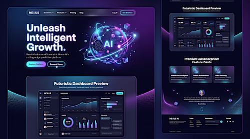 Nexus AI Modern SaaS Platform
