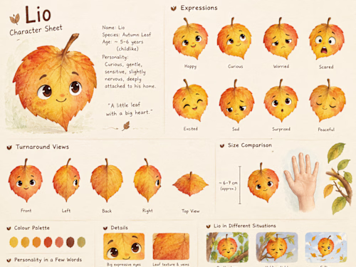 A whimsical watercolor children’s book
