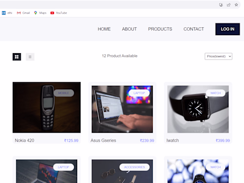 React Ecommerce Store