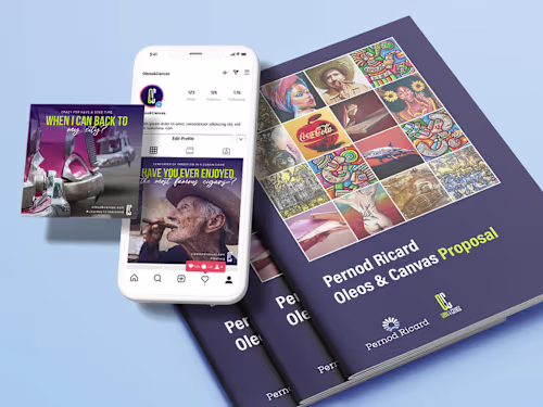 Oleos & Canvas: Applying a Cohesive Visual System (2019–2024)