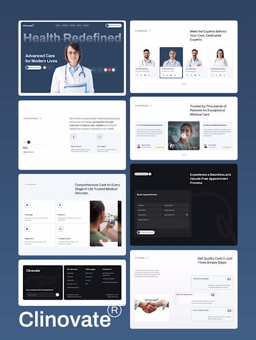 Clinovate — Healthcare Website Design