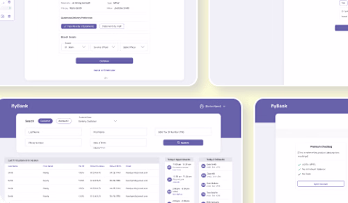 Bank Branch Account Opening | UX/UI | Concept to Development