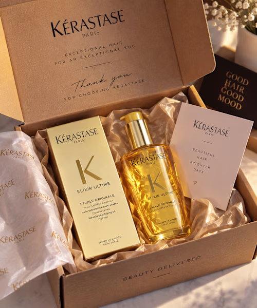 A luxury product visual created