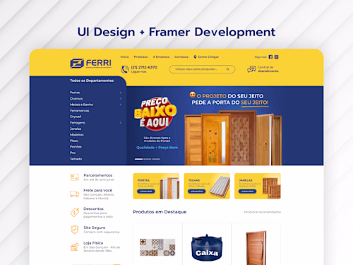 UI Design + Framer Development