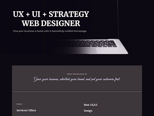 Web Design for Saas and Businesses