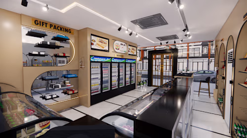 This interior design project was