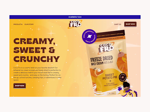 CoCo Fro — Ecommerce Website