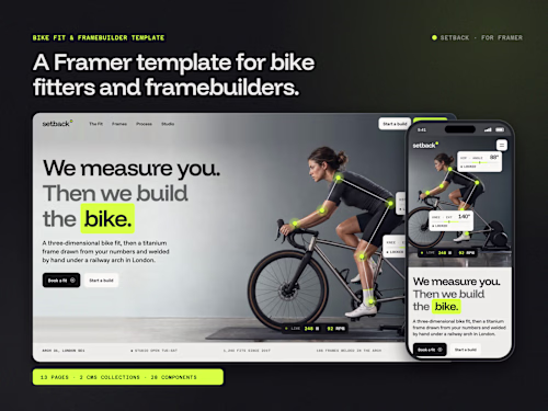 Just shipped Setback: a Framer