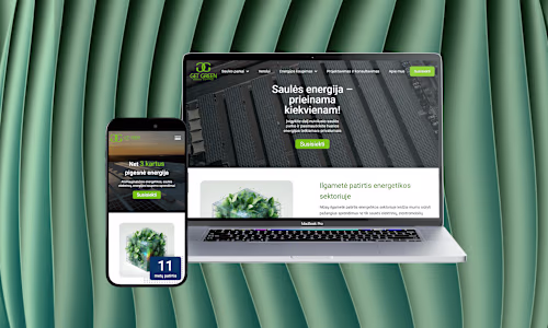 Web development for renewable energy company