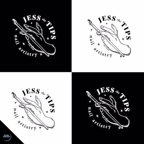Jess the Tips Nail Artistry logo & branding creation on Behance