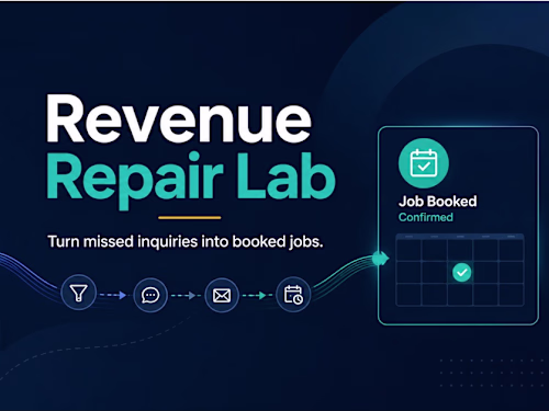Revenue Repair Lab — Conversion Website & Lead-Leak Diagnostic