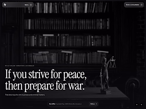 Ryu & Yun Law: trilingual law firm website