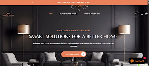 Home Decor eCommerce Store
Designed and