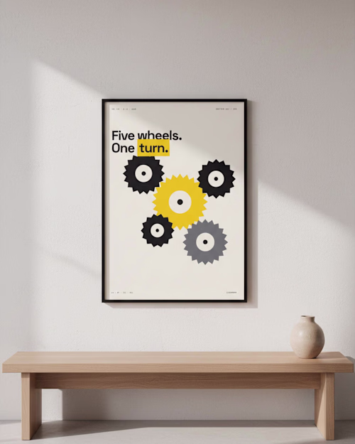 Photorealistic Wall-Art Mockups at Catalog Scale