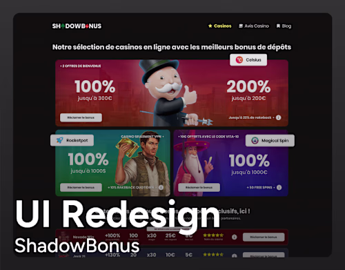 ShadowBonus : Compare best online casinos