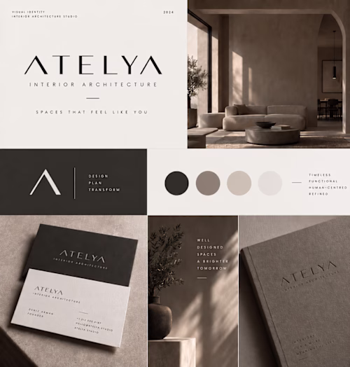 A refined visual identity design