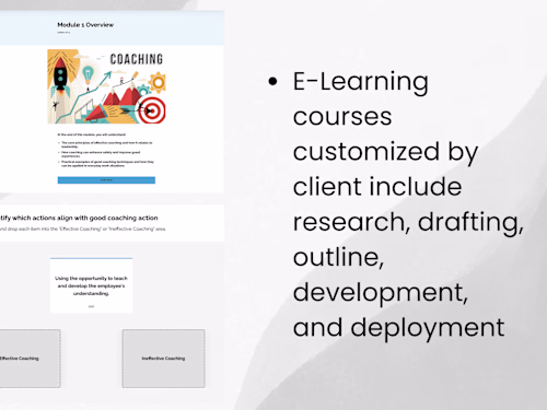 E-Learning Course 