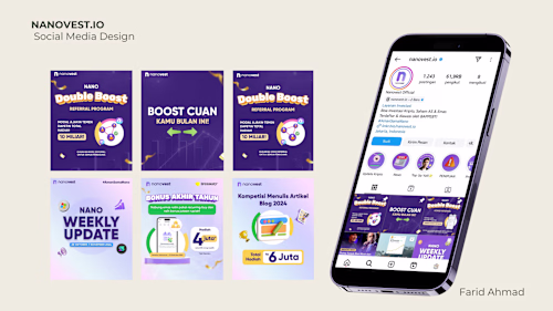 Nanovest - Social Media Design
