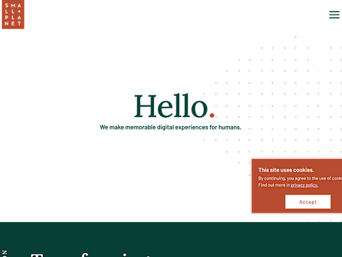 Small Planet | Digital Agency | Design and Technology