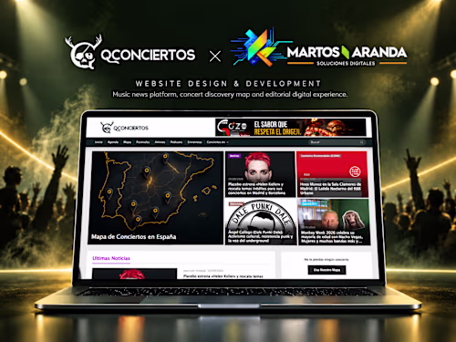 Qconciertos — Music Discovery & Editorial Platform