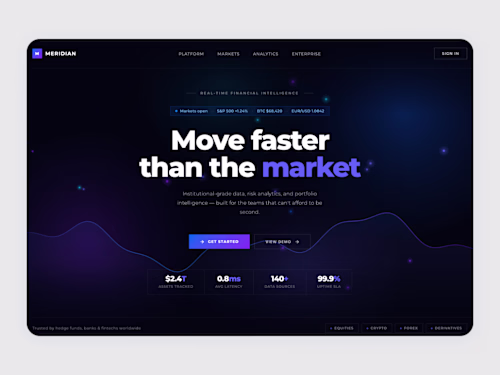Meridian - Real-Time Financial Intelligence