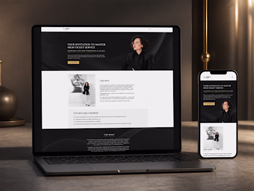 Kajabi Membership Website for a Coaching Community