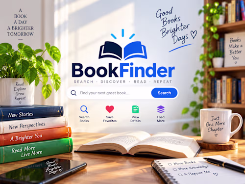 BookFinder — Modern React Book Discovery App