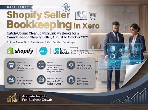Shopify Seller Bookkeeping in Xero