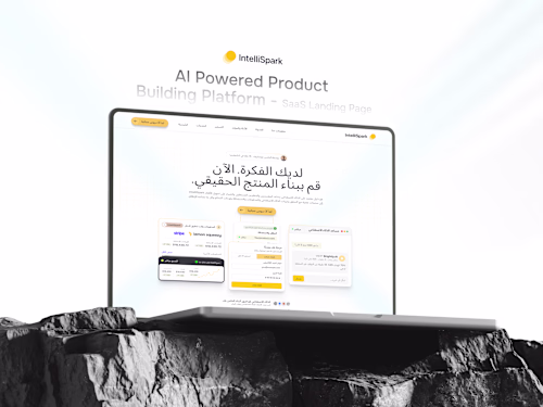 SaaS Landing Page - AI Powered Product Building Platform