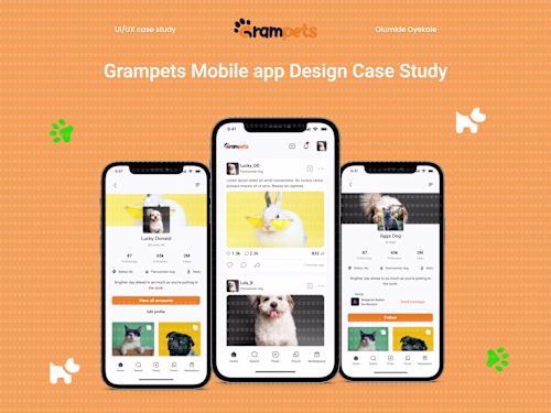 Grampets - a social network platform for pets