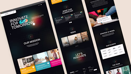Landing page Design