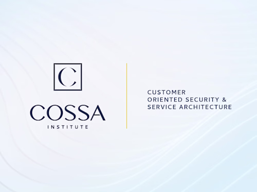 Identity & Key Visual for COSSA Institute