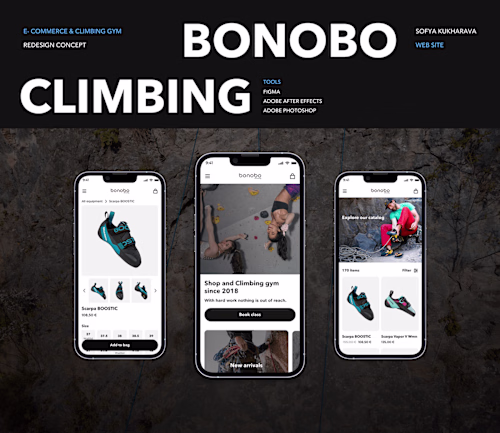 REDESIGN WEBSITE | UI | CLIMBING :: Behance
