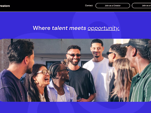 BCN Creators Landing Page