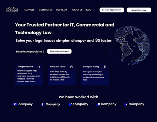 Law Firm Website Go-To Counsel