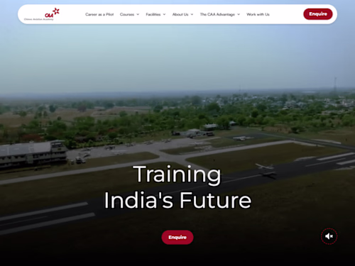Webflow Development for Chimes Aviation Academy