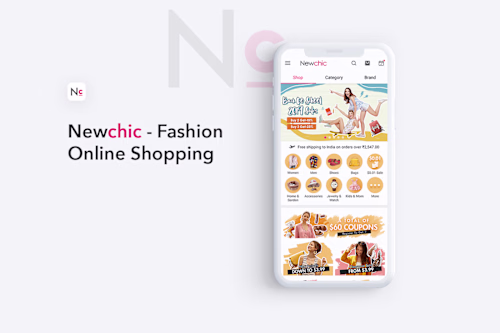 Newchic | Ecommerce Fashion Mobile App Design