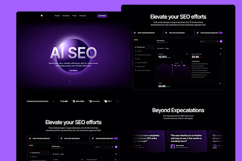 AI Model Landing Page