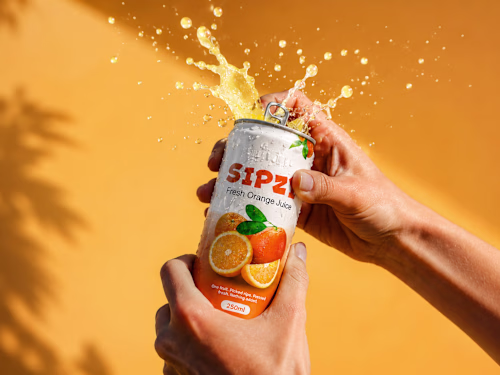 Sipzy Brand Identity: Freshness Through