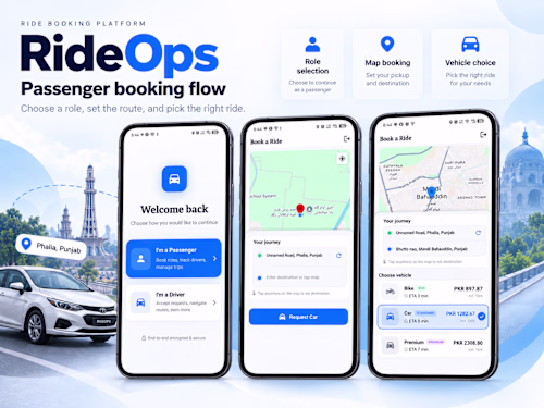 RideOps is a dual-sided ride-hailing