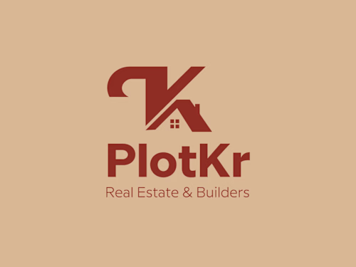 PlotKr (Real Estate) Logo Design