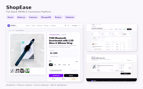 ShopEase — Full-Stack MERN E-Commerce