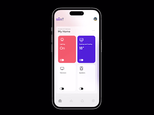 Smart Home App Prototype - Figma Innovation