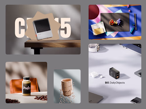 3D Product renders
