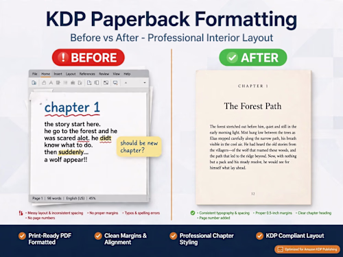 Formatted a 150-page manuscript for