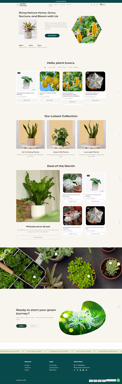 Garden Nursery — Modern WooCommerce