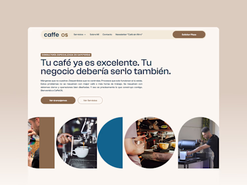 Framer template customization for CaffeOs