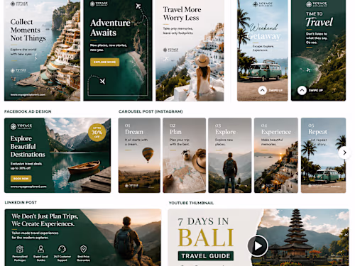 Travel Agency Social Media Content